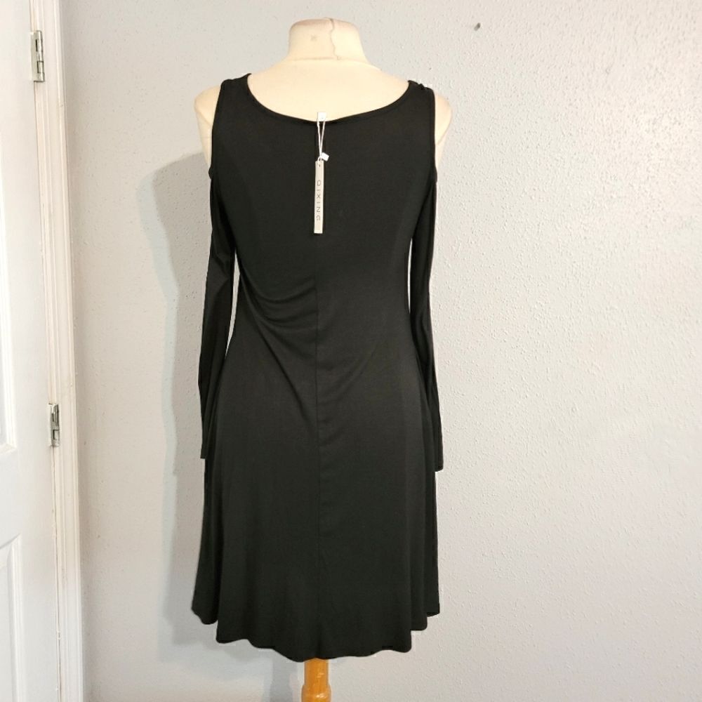 Qixing black simple dress - Picture 5 of 9